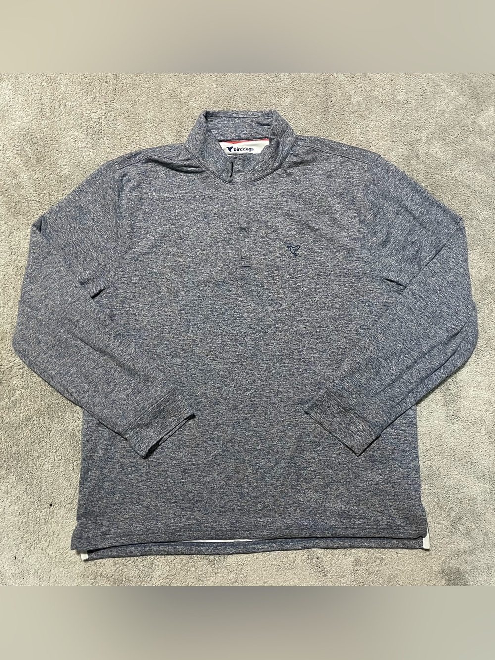 Birddogs Quarter Zip Long Sleeve Shirt Mens XL Soft Golf Preppy Golf Lightweight